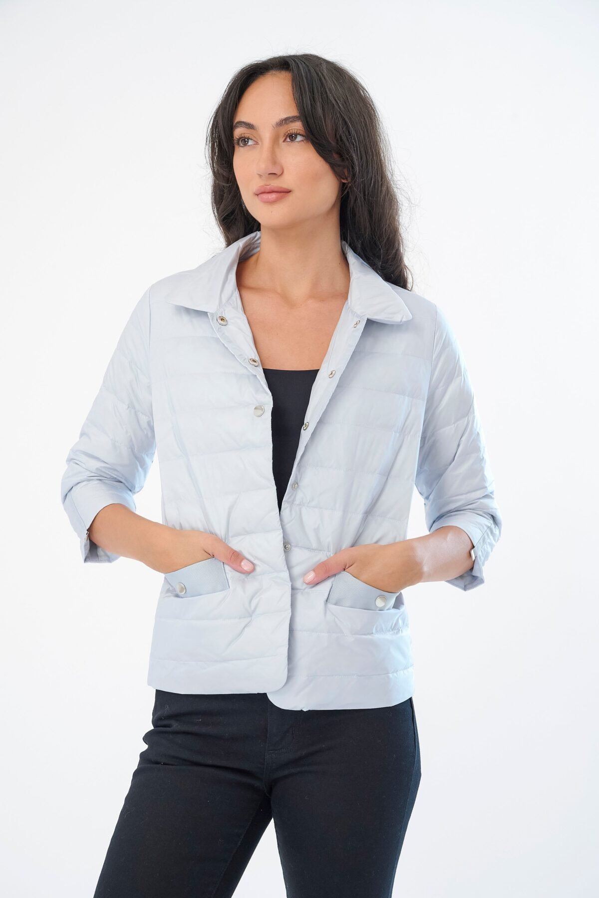 The Alta Quilted Trim Jacket
