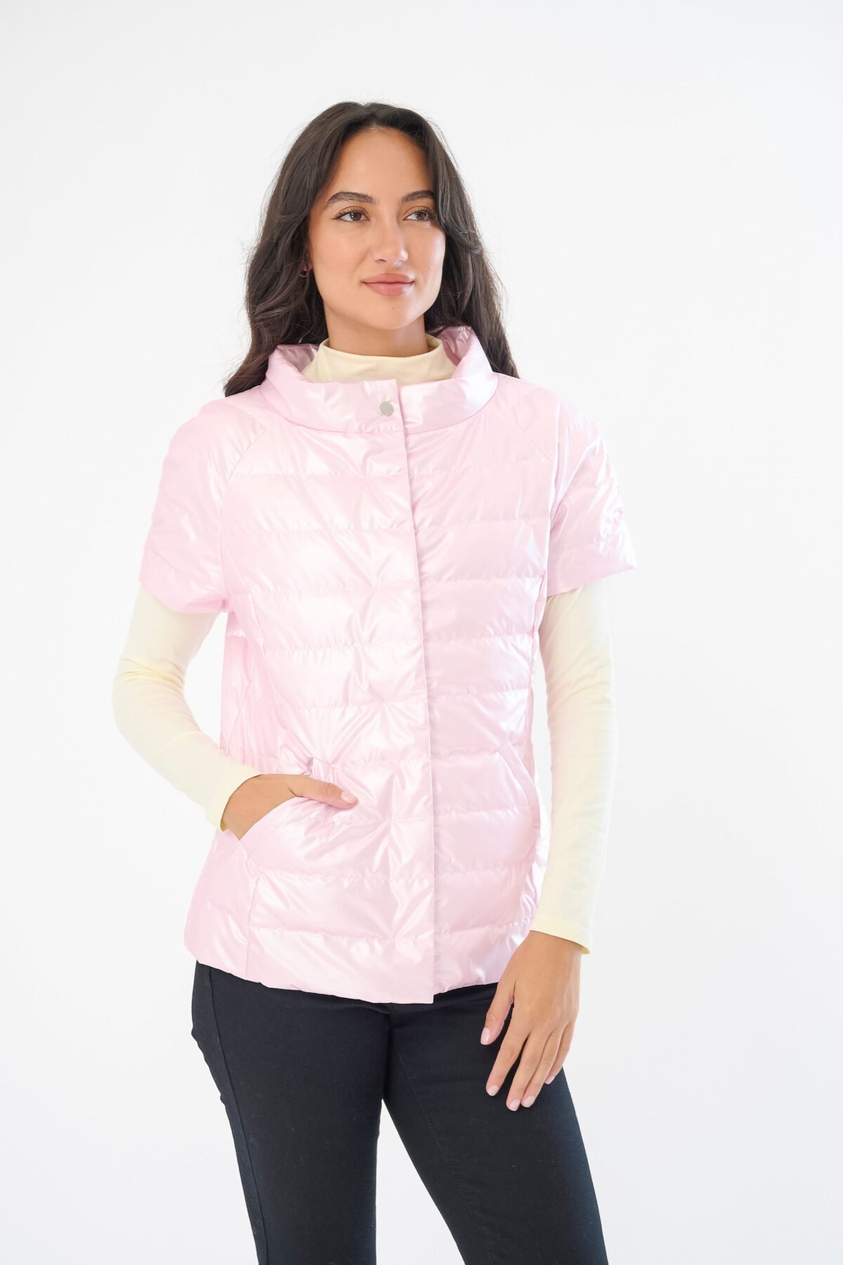 Vail Short Sleeve Metallic Jacket