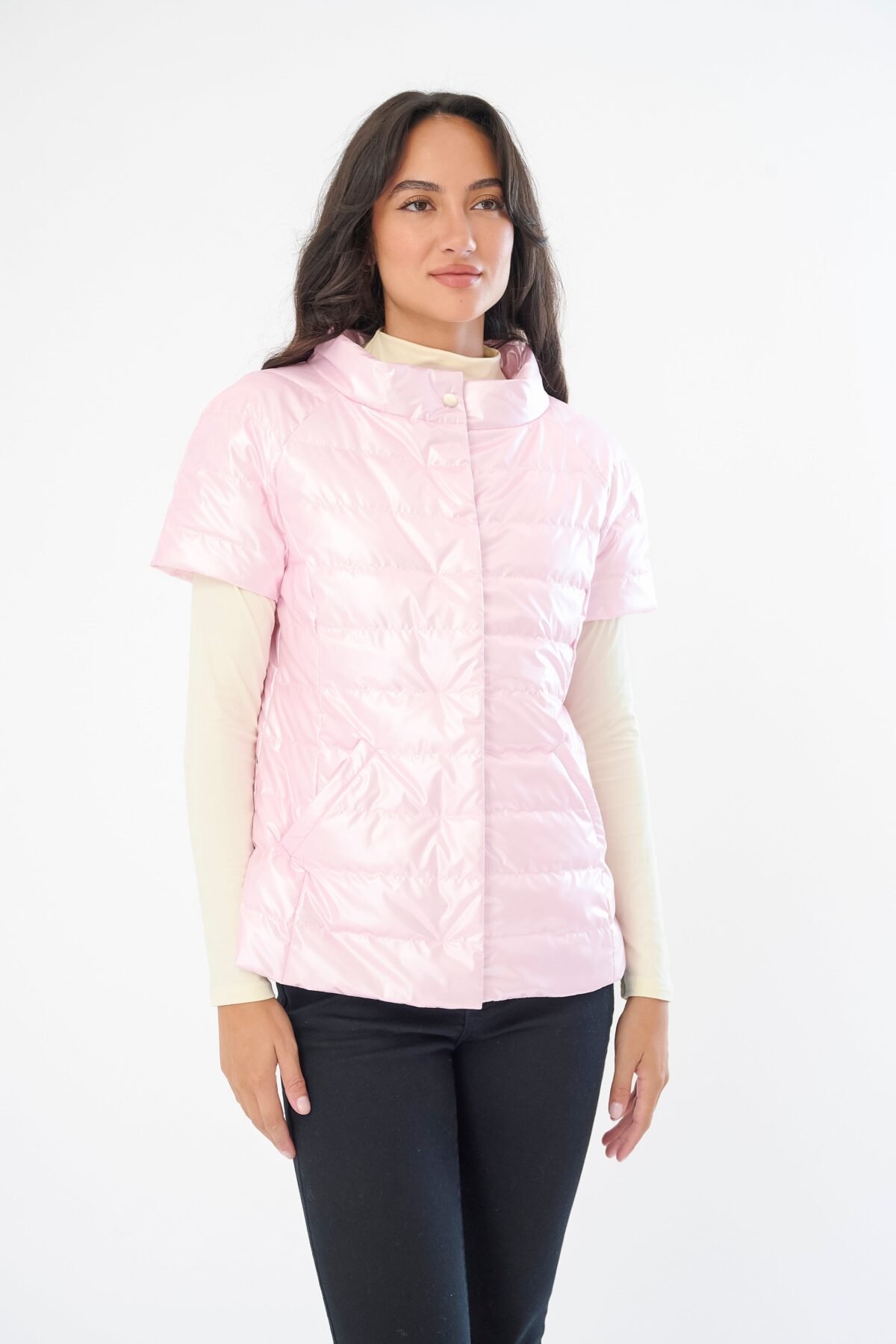 Vail Short Sleeve Metallic Jacket