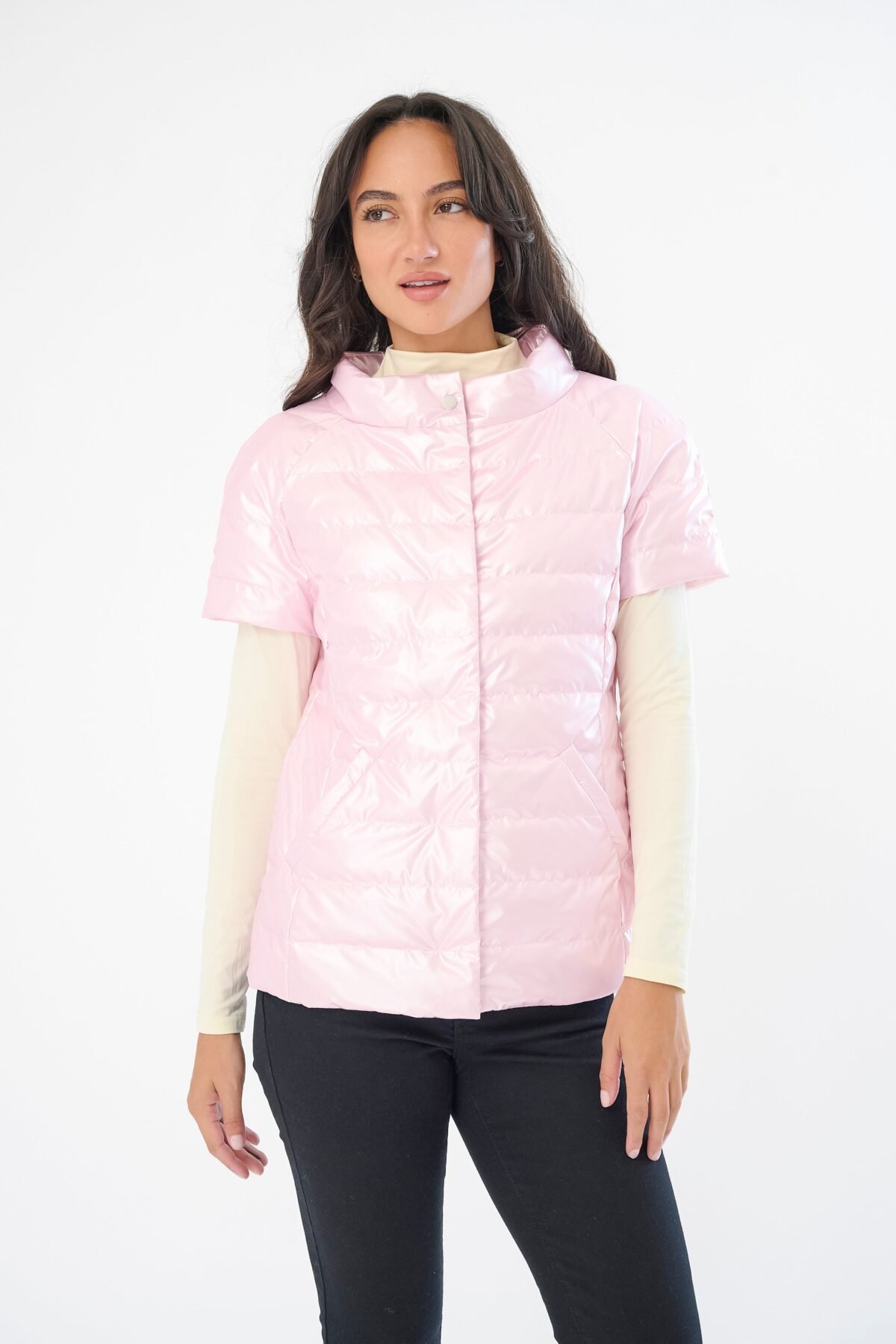 Vail Short Sleeve Metallic Jacket