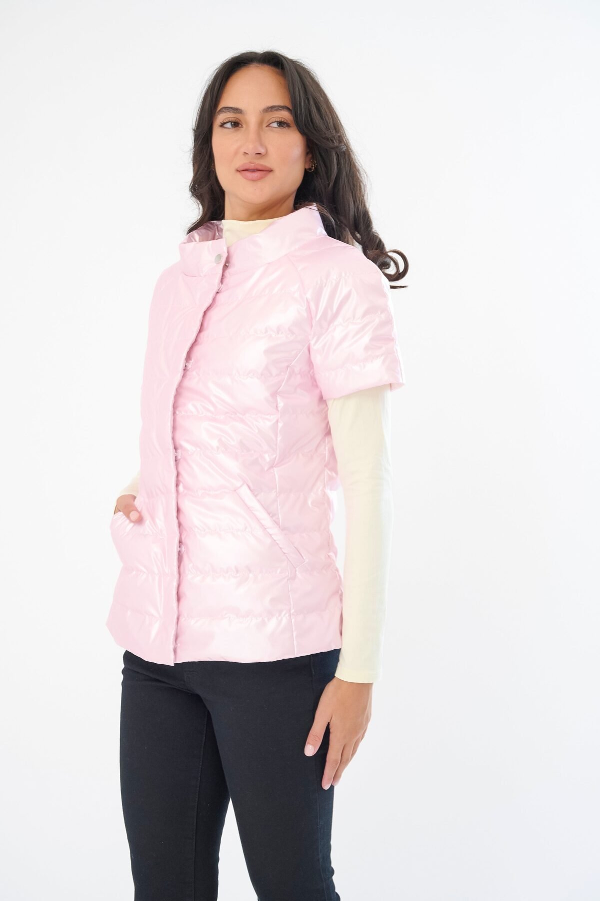 Vail Short Sleeve Metallic Jacket