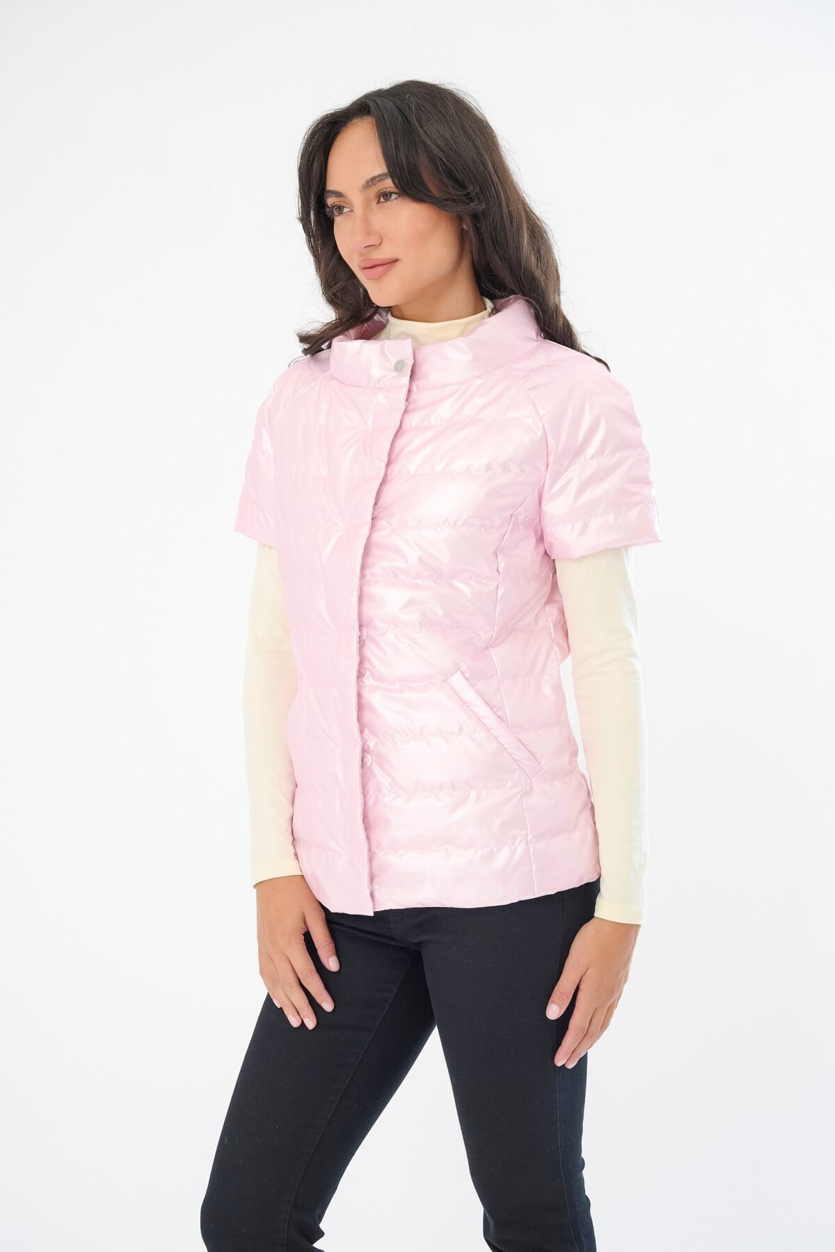 Vail Short Sleeve Metallic Jacket