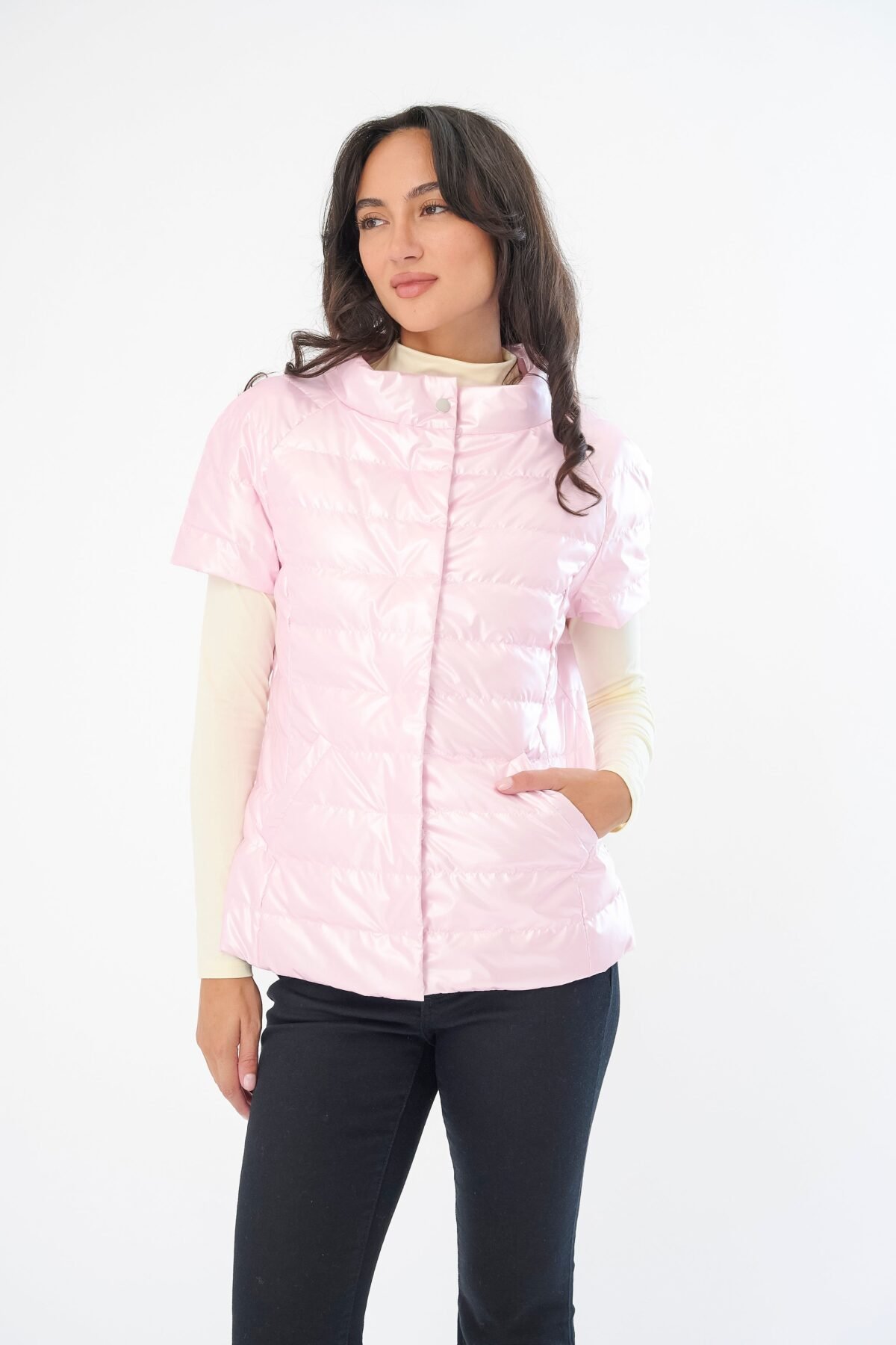 Vail Short Sleeve Metallic Jacket