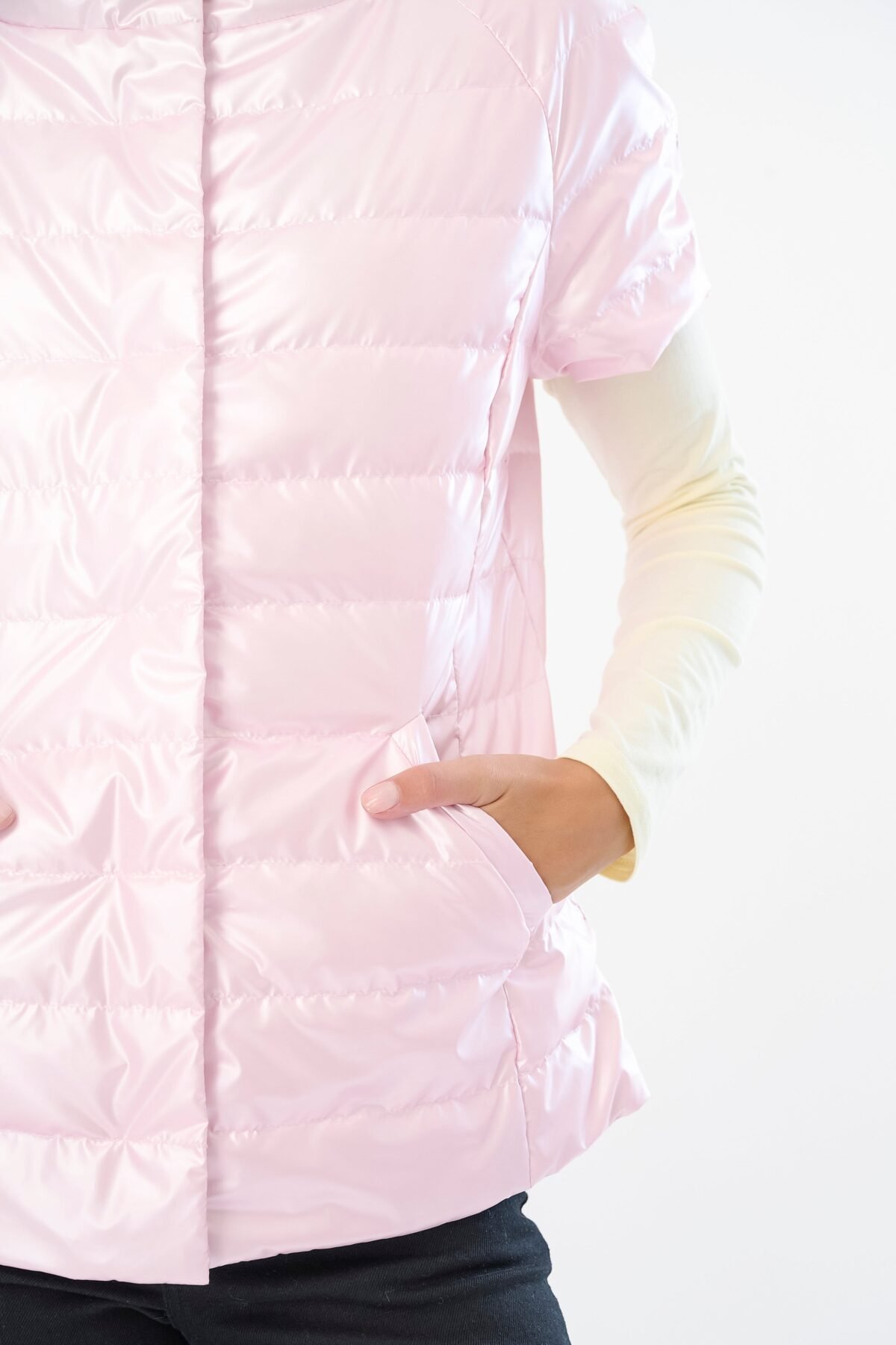 Vail Short Sleeve Metallic Jacket