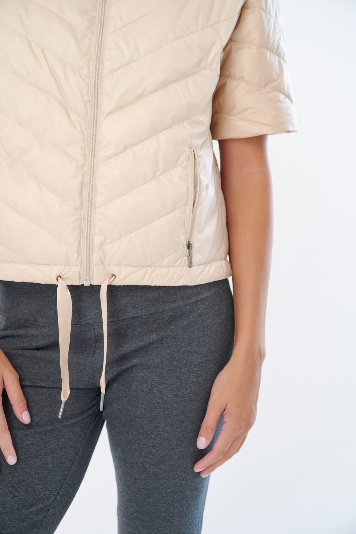 The Chevron Quilted Puffer Jacket