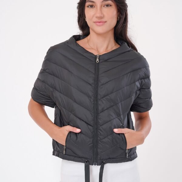 The Chevron Quilted Puffer Jacket