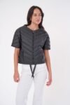 The Chevron Quilted Puffer Jacket