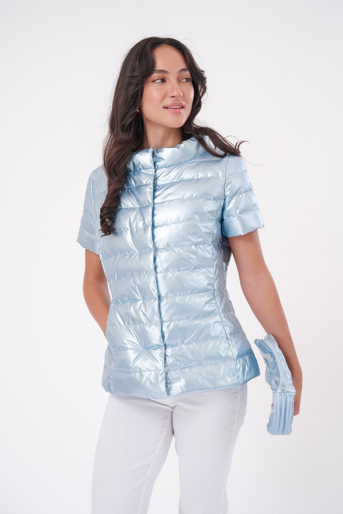 Vail Short Sleeve Metallic Jacket