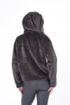 The Burrow Faux Fur Hooded Jacket