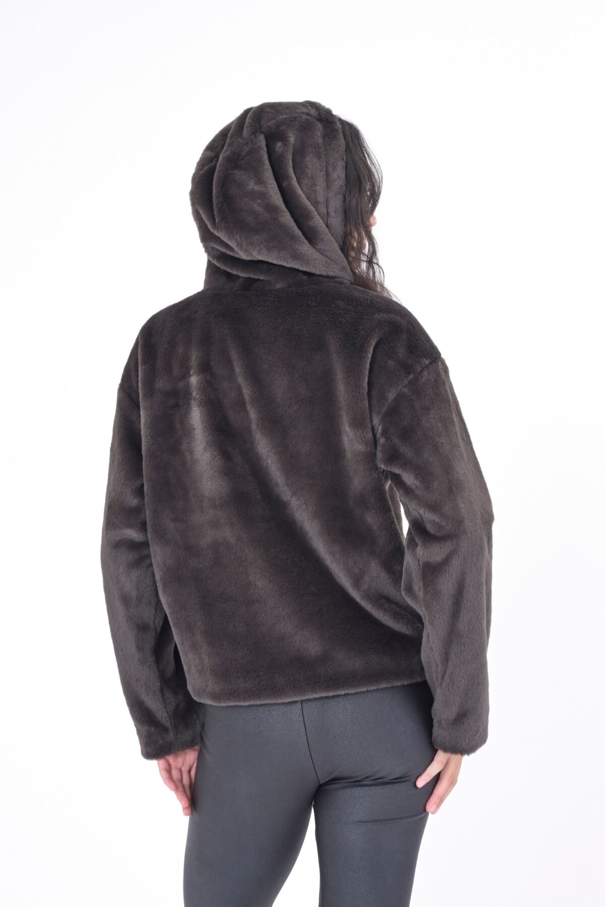 The Burrow Faux Fur Hooded Jacket