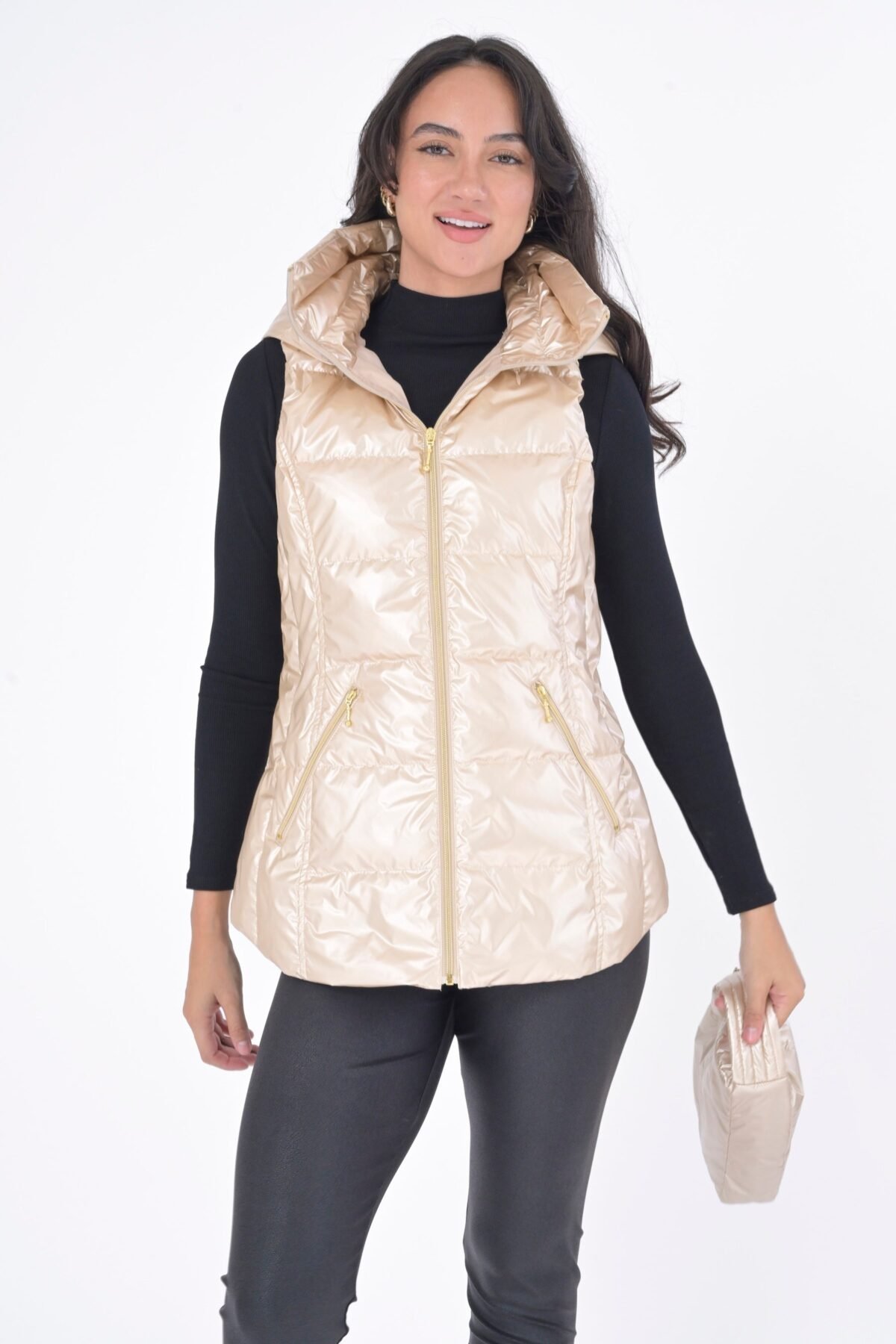 The Cosmic Metallic Down Vest