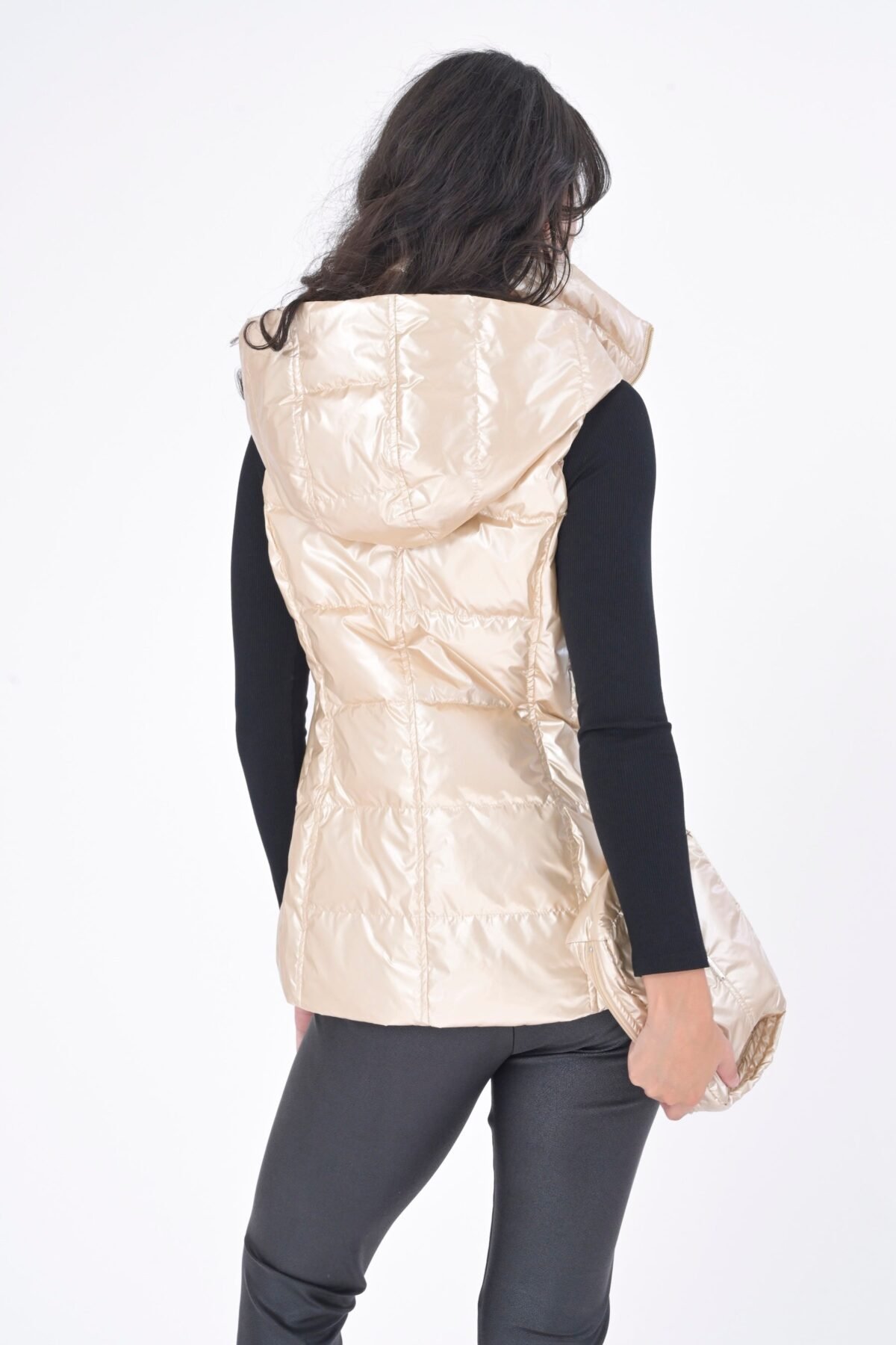 The Cosmic Metallic Down Vest