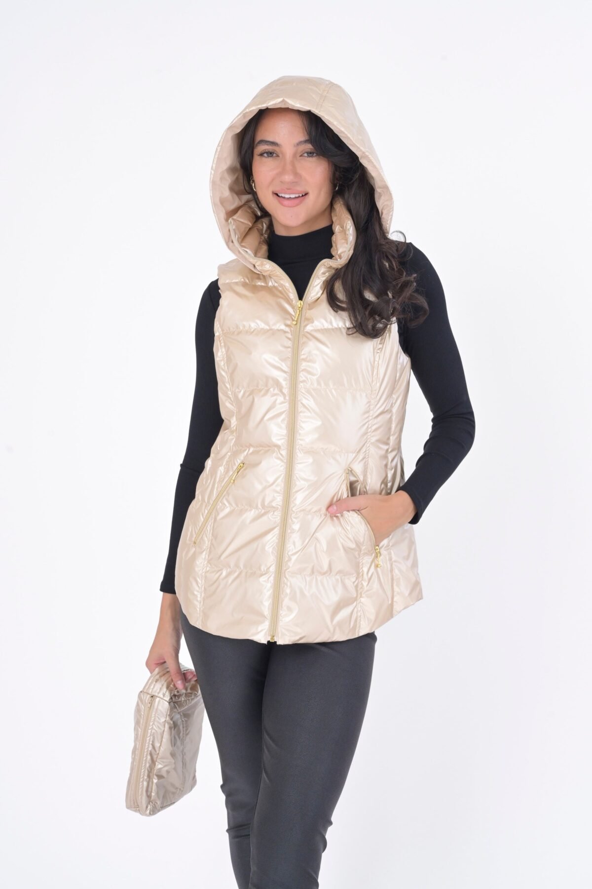 The Cosmic Metallic Down Vest