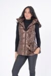 The Cosmic Metallic Down Vest