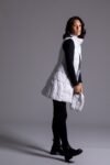 Long Metallic Nylon Down Vest