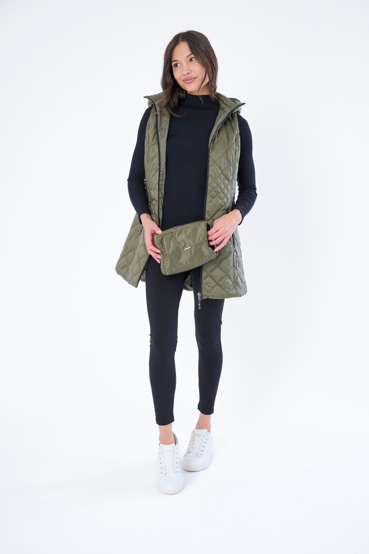Long Quilted Vest