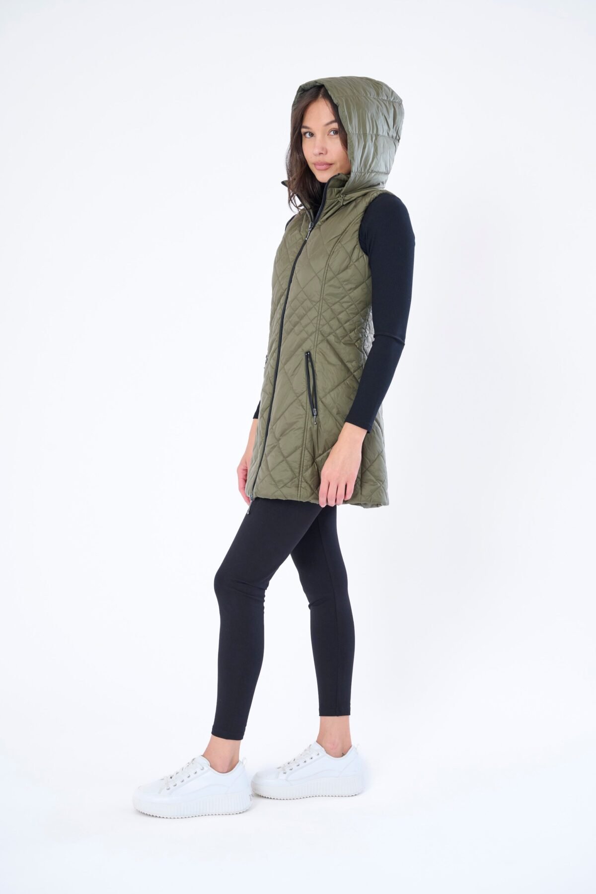 Long Quilted Vest