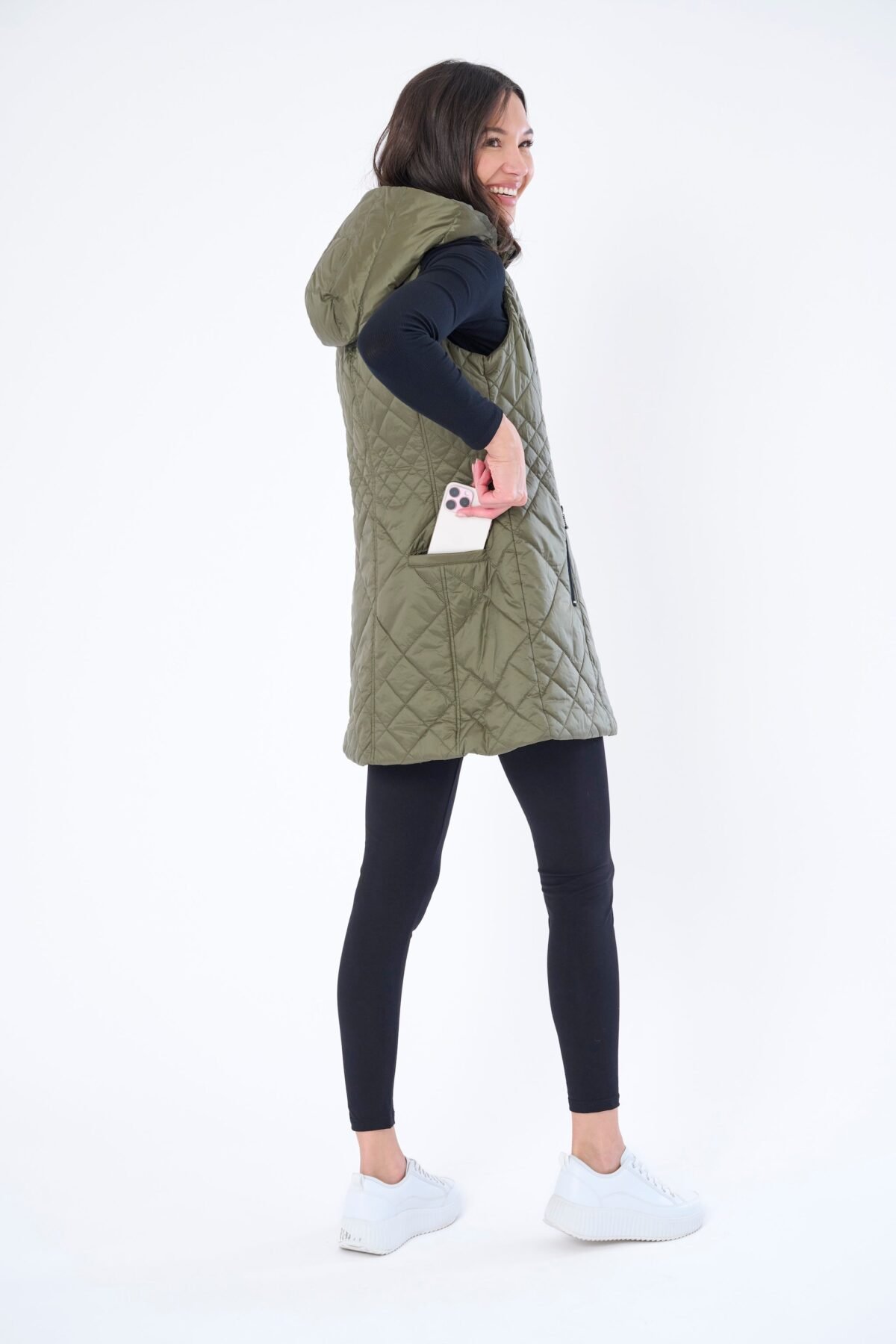 Long Quilted Vest