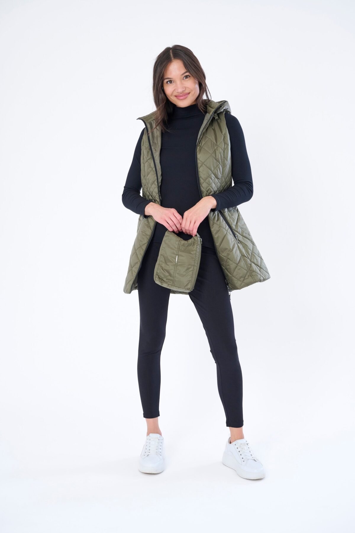 Long Quilted Vest