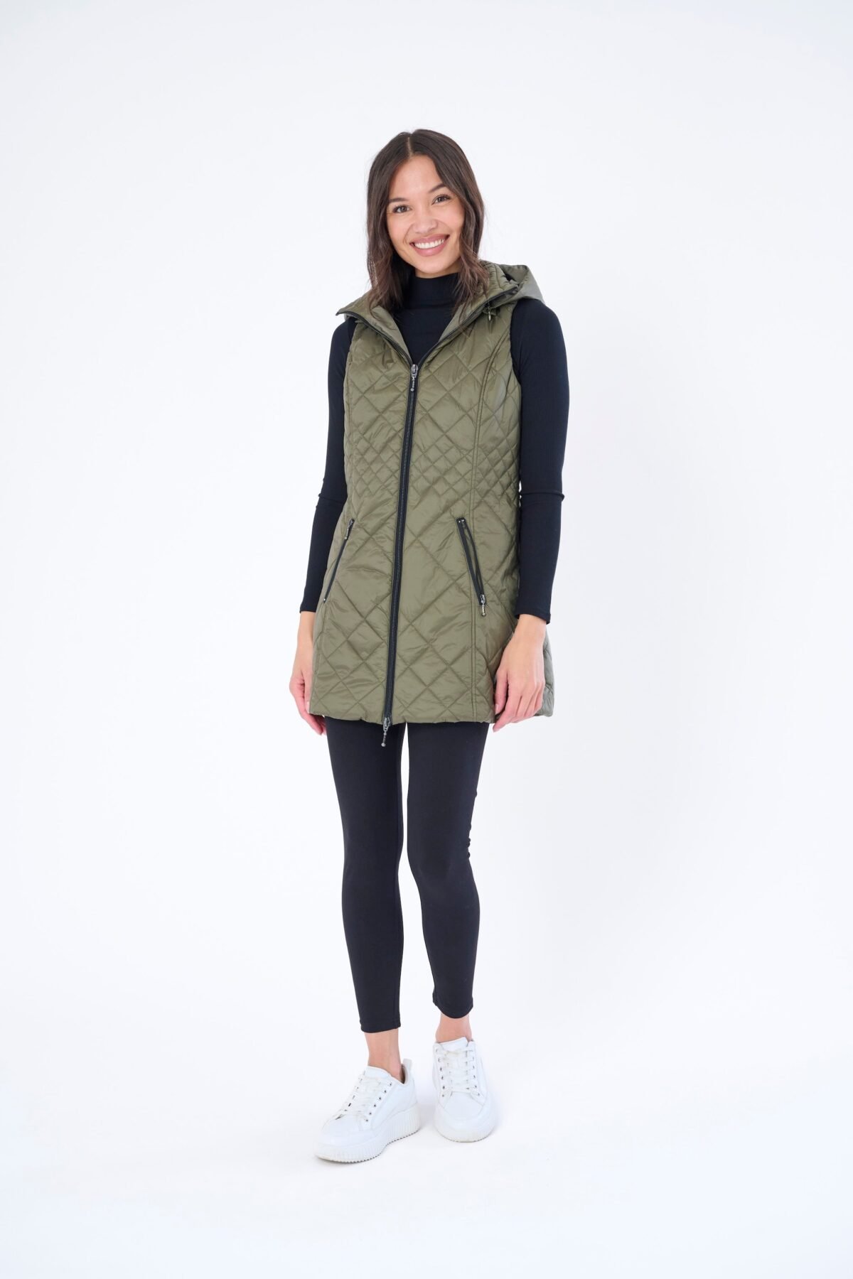 Long Quilted Vest