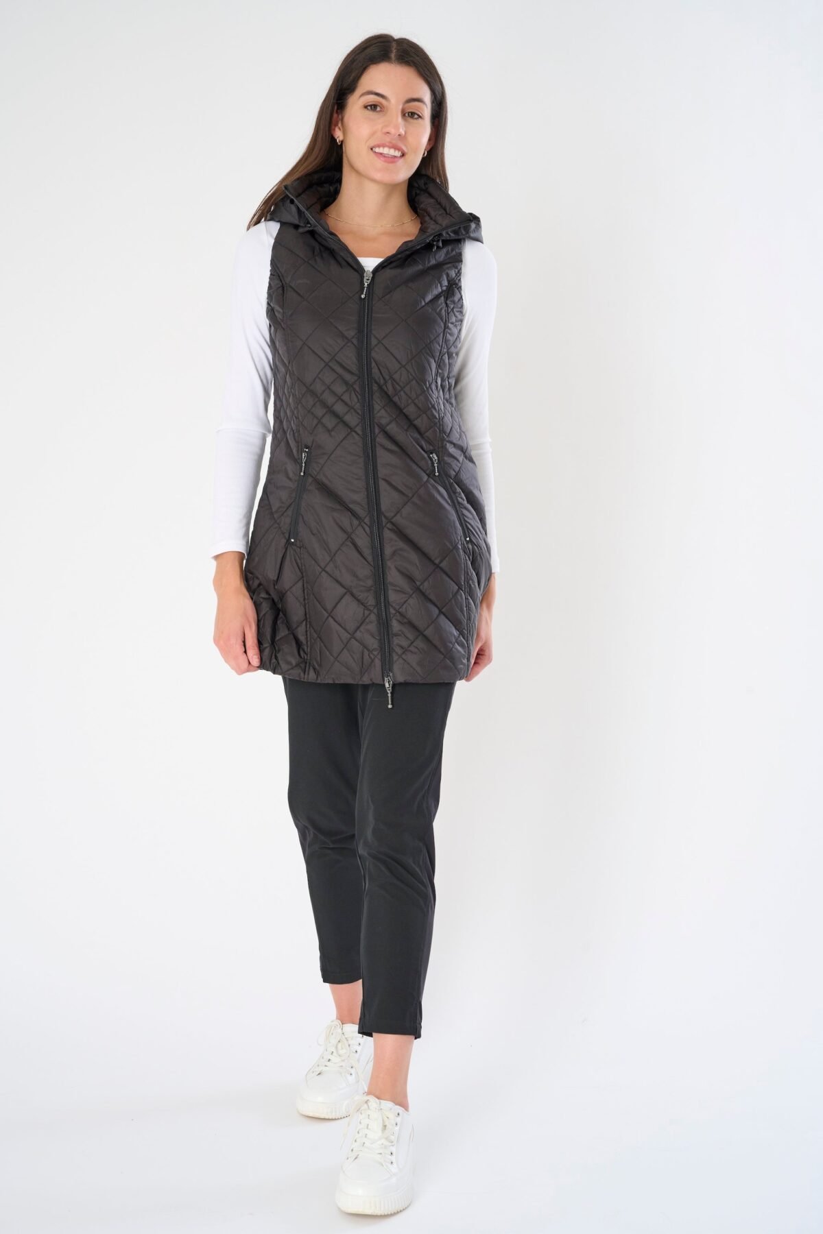 Long Quilted Vest