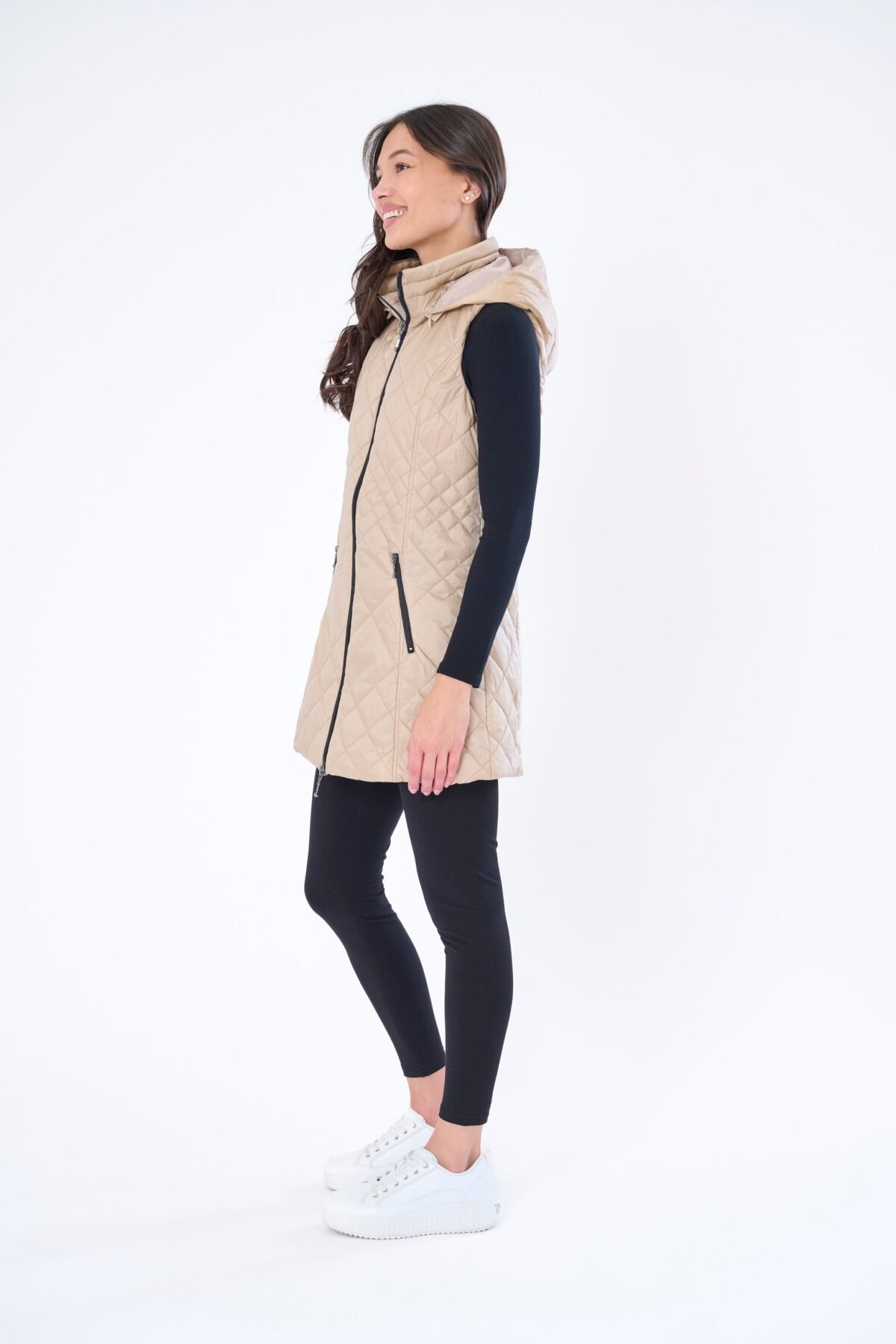Long Quilted Vest