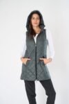 Long Quilted Vest