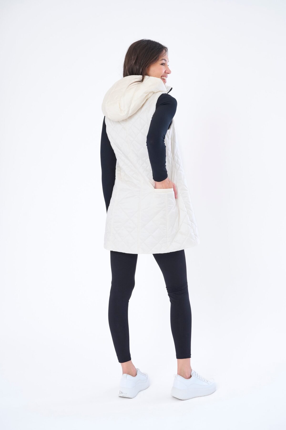 Long Quilted Vest
