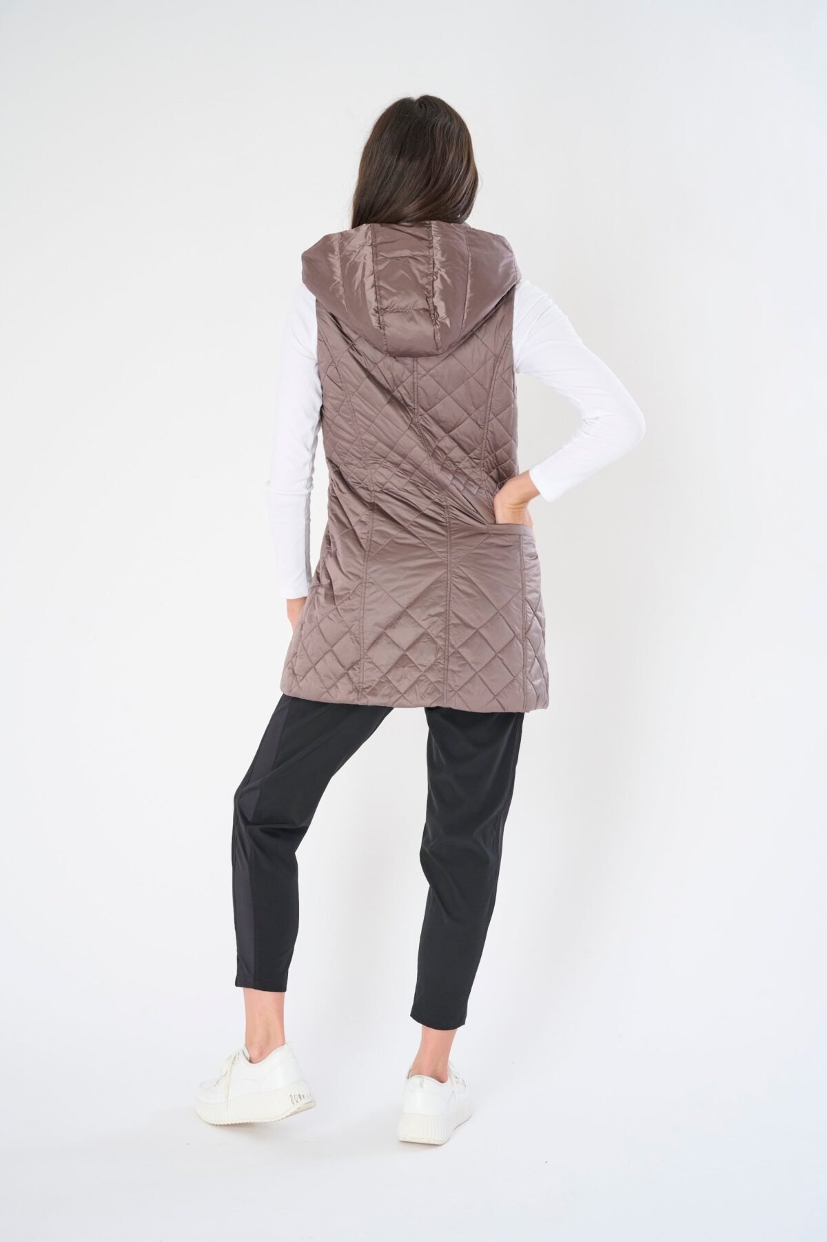 Long Quilted Vest