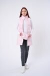 Long Metallic Nylon Down Vest