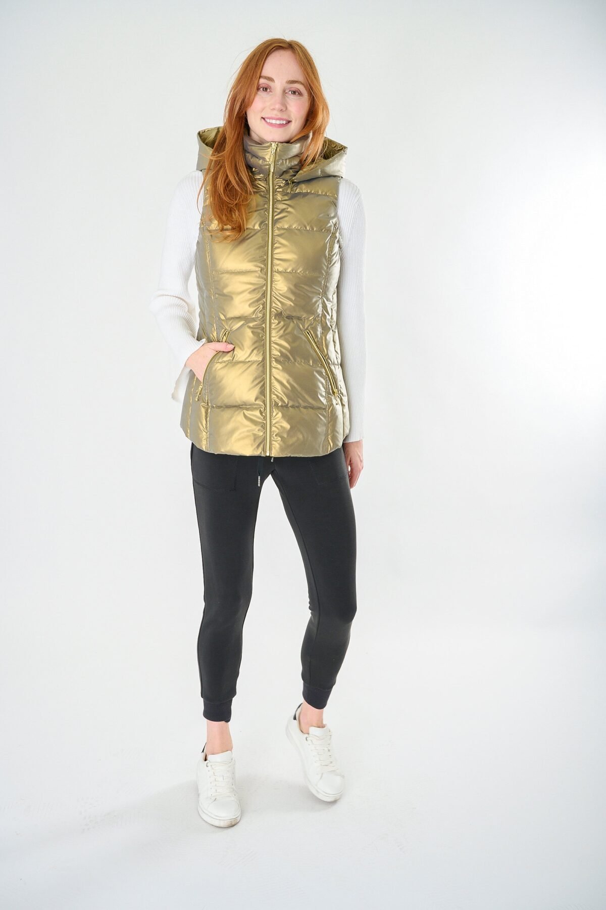 The Cosmic Metallic Down Vest