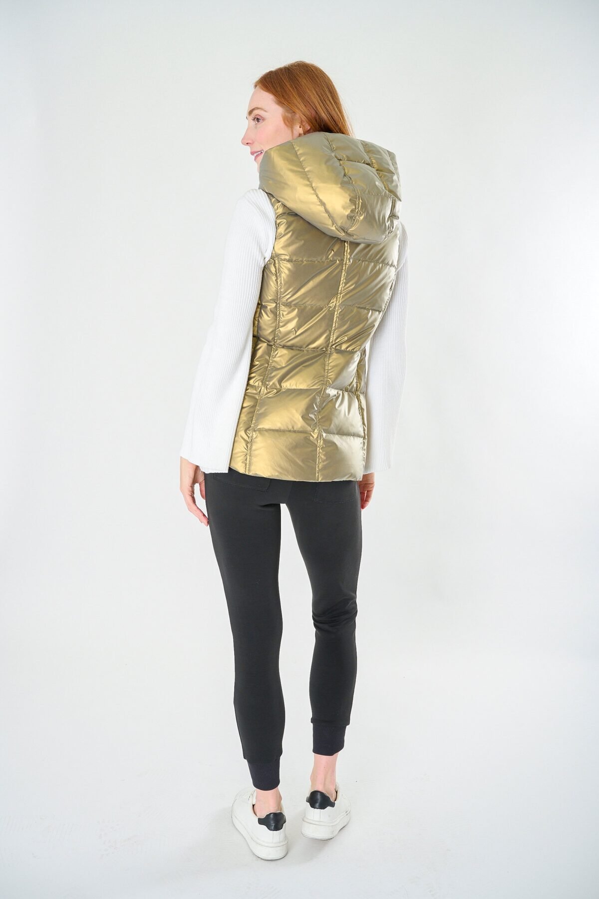The Cosmic Metallic Down Vest