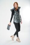 The Cosmic Metallic Down Vest