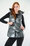 The Cosmic Metallic Down Vest