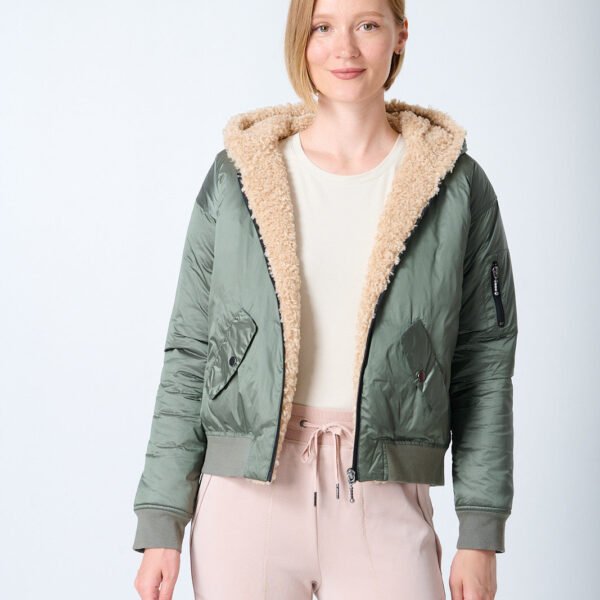 The Sherpa Hood Bomber Jacket