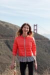 Quilted Knit Peplum Puffer Jacket