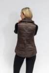 Metallic Quilted Vest