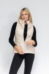 Metallic Quilted Vest