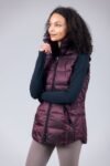 Short Metallic Down Vest