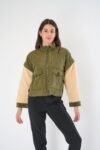 Sherpa Drop Shoulder Convertible Jacket