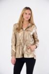 Marin Lightweight Hooded Metallic Jacket