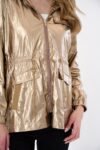 Marin Lightweight Hooded Metallic Jacket