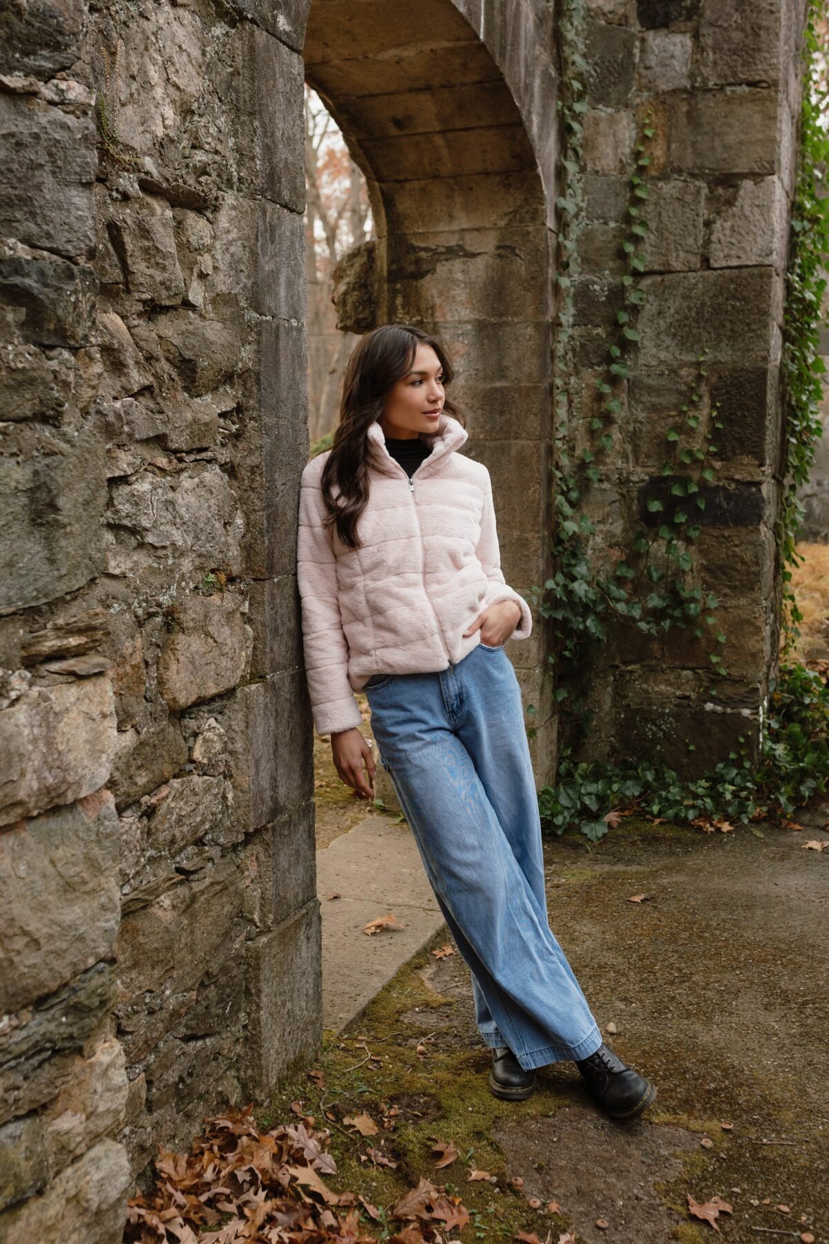 The Plush Faux Fur Quilted Jacket