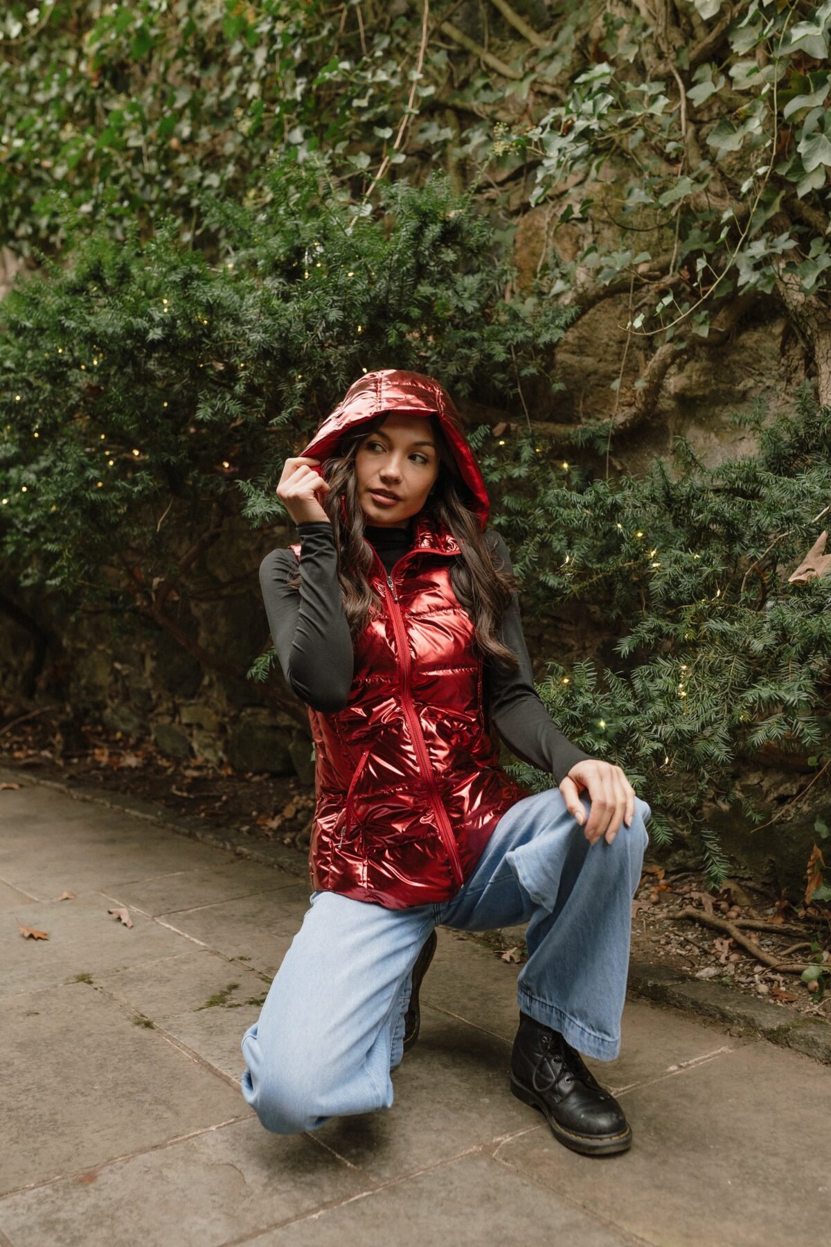 The Cosmic Metallic Down Vest