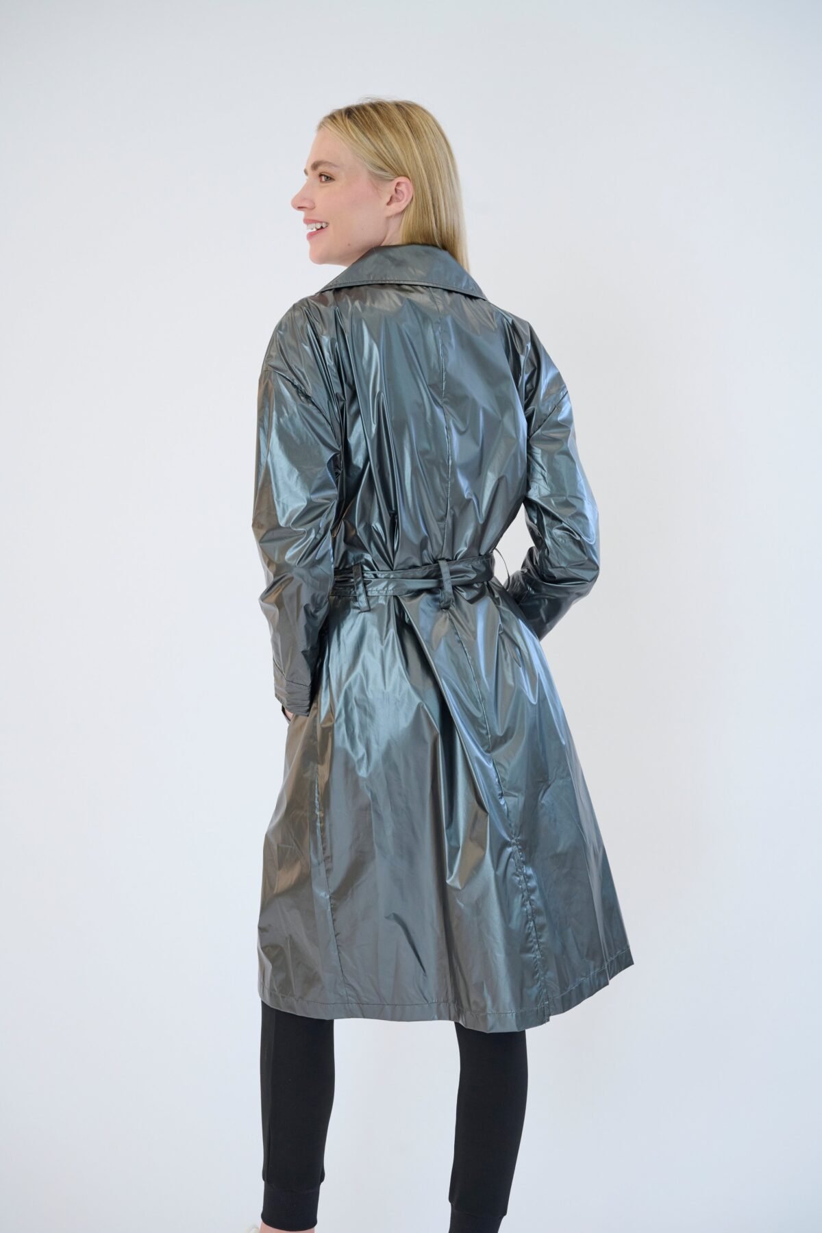 The Iridescent Trench Coat