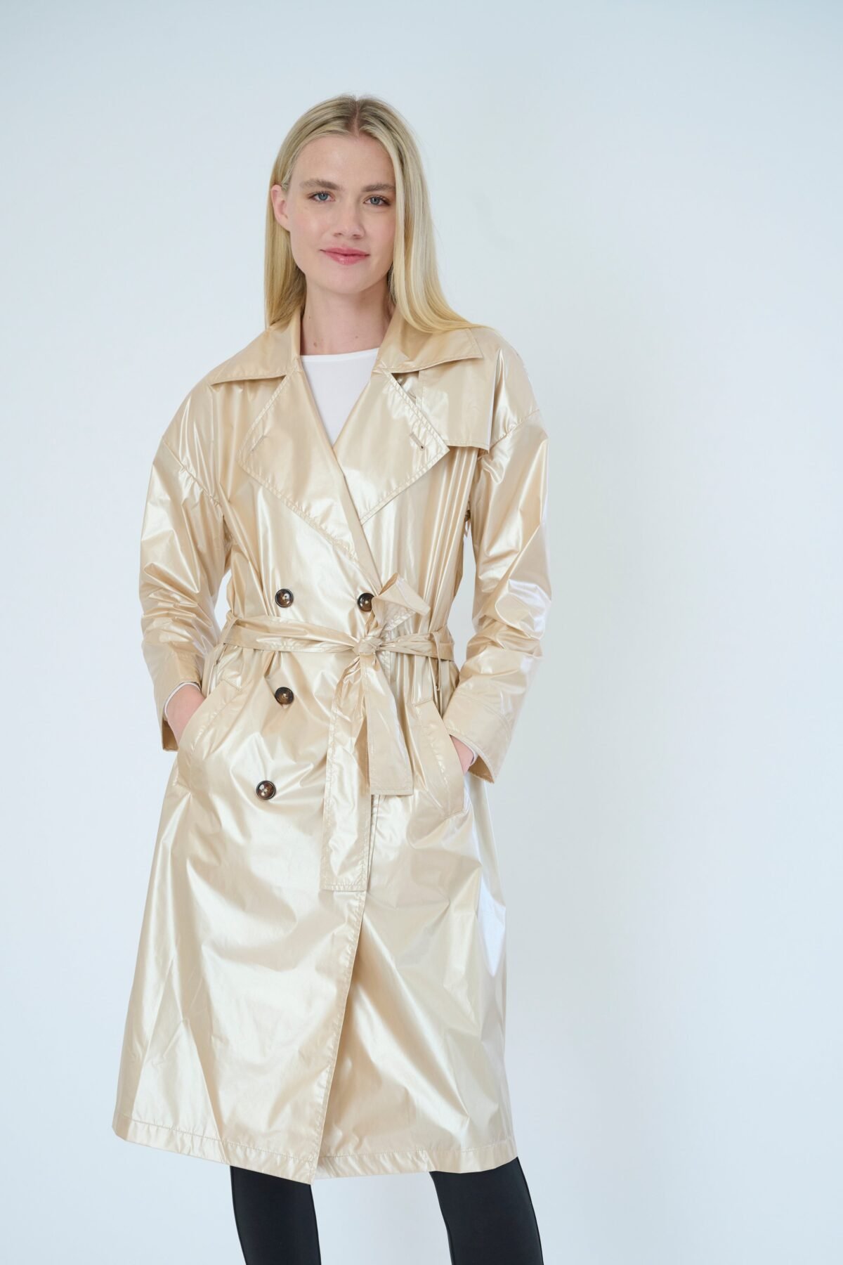 The Iridescent Trench Coat
