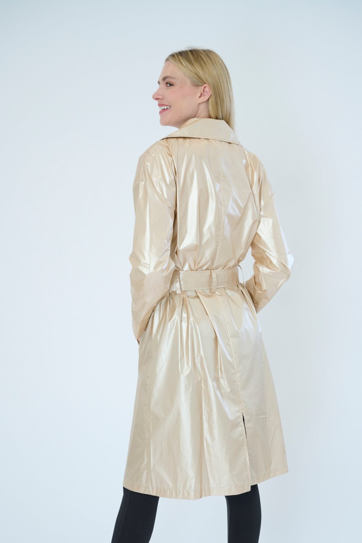 The Iridescent Trench Coat