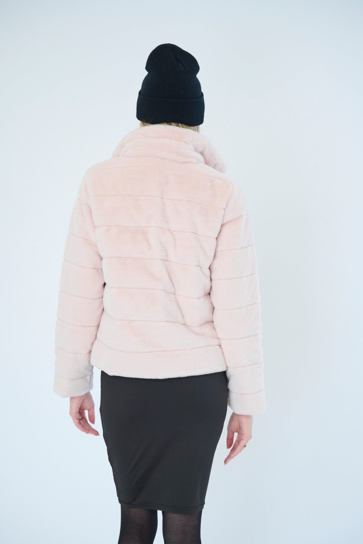 The Plush Faux Fur Quilted Jacket