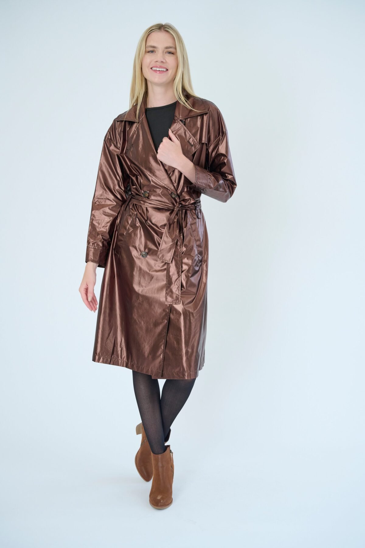 The Iridescent Trench Coat