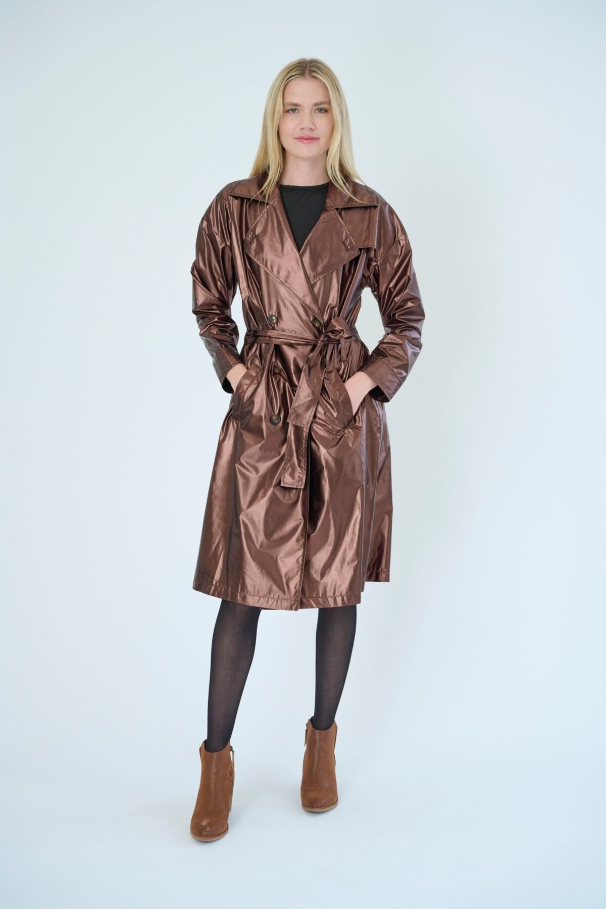 The Iridescent Trench Coat